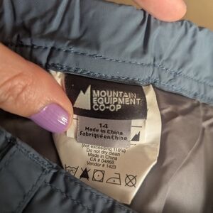 Mountain Equipment Co-op Blue Snow pants